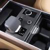 Real Carbon Fiber For Range Rover Vogue L460  Car Center Control Shift Panel Frame Decorative Sticker Car Accessories