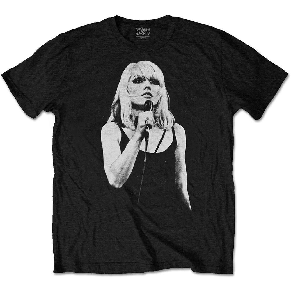 Blondie Debbie Harry Mikrofon Pose 2 Parallele Linien Unisex T-Shirt Unisex