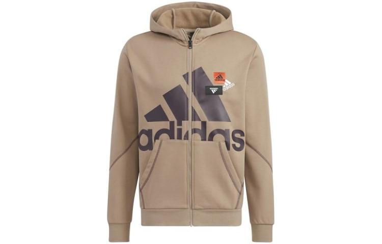 Adidas Jackets Men s Brown Hooded Moderate Other HN8996 M