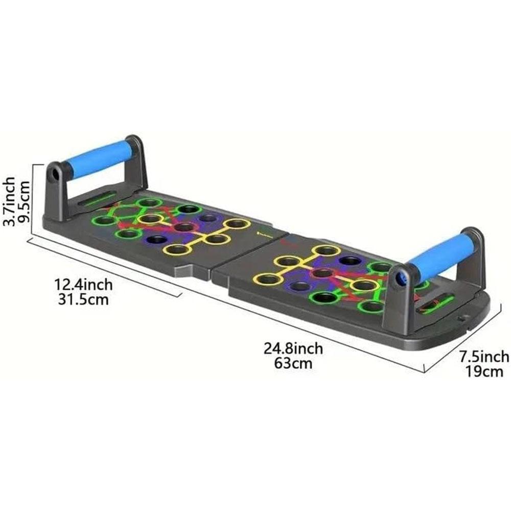 

Доска для отжиманий, Складное оборудование для домашних тренировок с системой цветовой кодировки, Многофункциональные стойки для отжиманий для силовых тренировок, груди, рук и кора
