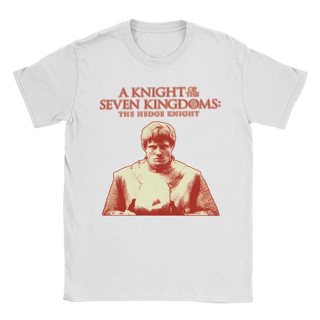Unisex Women Graphic Printed A Knight of the Seven Kingdoms T Shirt Tee Pure Cotton Tshirts Clothing