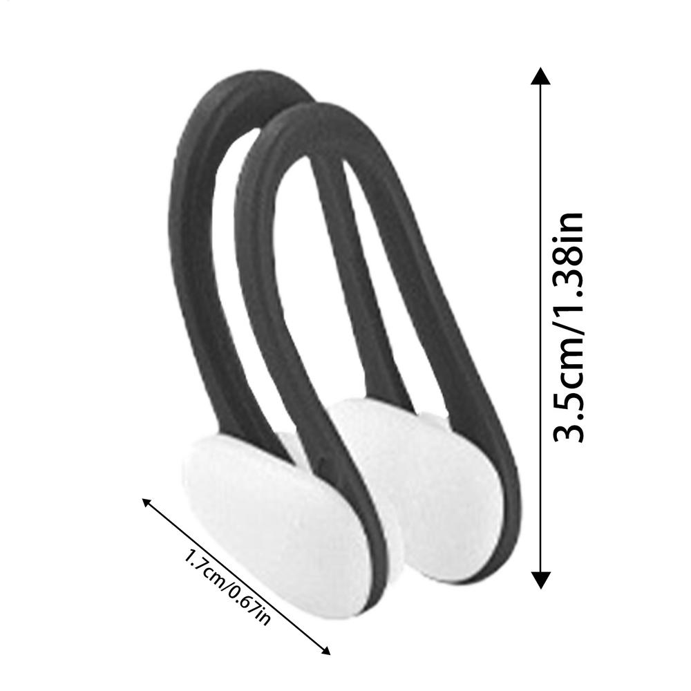 

Swimming Equipment Nose Clip Swimming Plug Adult Gear Plugs Pincher Clamp Kids Pegs Clips Sports Nose Clamp чорний