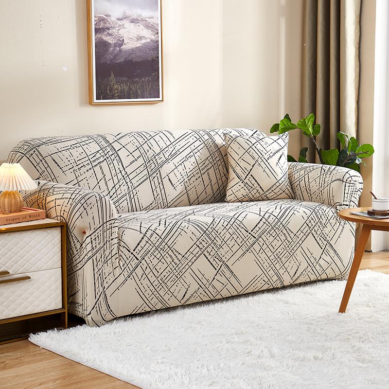 Printed Sofa Cover Stretch Couch Cover Sofa Slipcovers for Couches and Loveseats Washable  Furniture Protector for Pets Kids