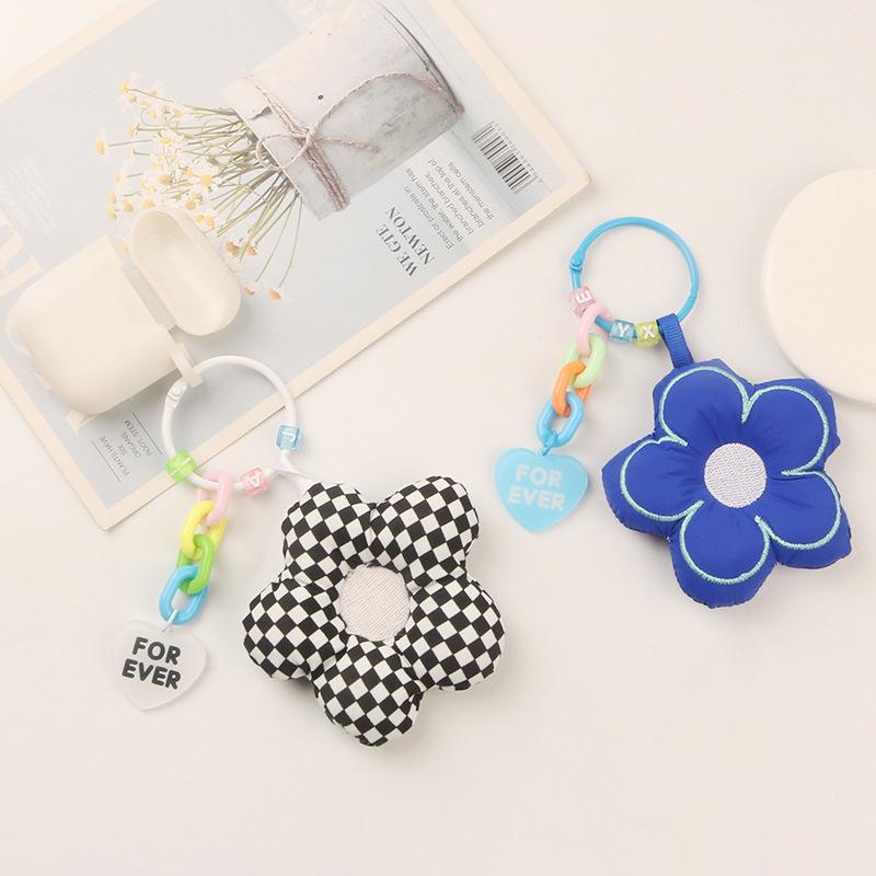 Sakura Stoff Blume Schlüsselanhänger Schmuck Lanyard Auto Tasche Schlüsselanhänger Anhänger Kind Geschenk
