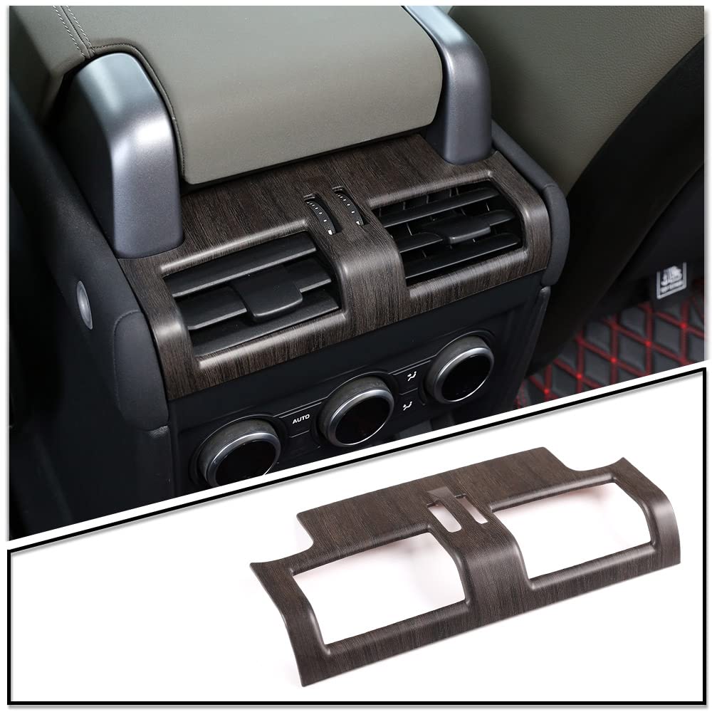 METYOUCAR Rear Air Conditioning Vent Air Conditioning Air Outlet Air Conditioning Vent for Land Rover Defender 90 110 Car Interior Accessories Wood