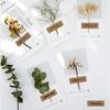 A Roll Thank You Stickers Kraft Paper Adhesive Labels Gift Wrapping Sealing Stickers DIY Craft Decorative Tags Home Holiday Gift