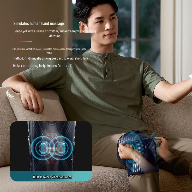 Philips PPM3108L Knee Massager with Heat and Vibration