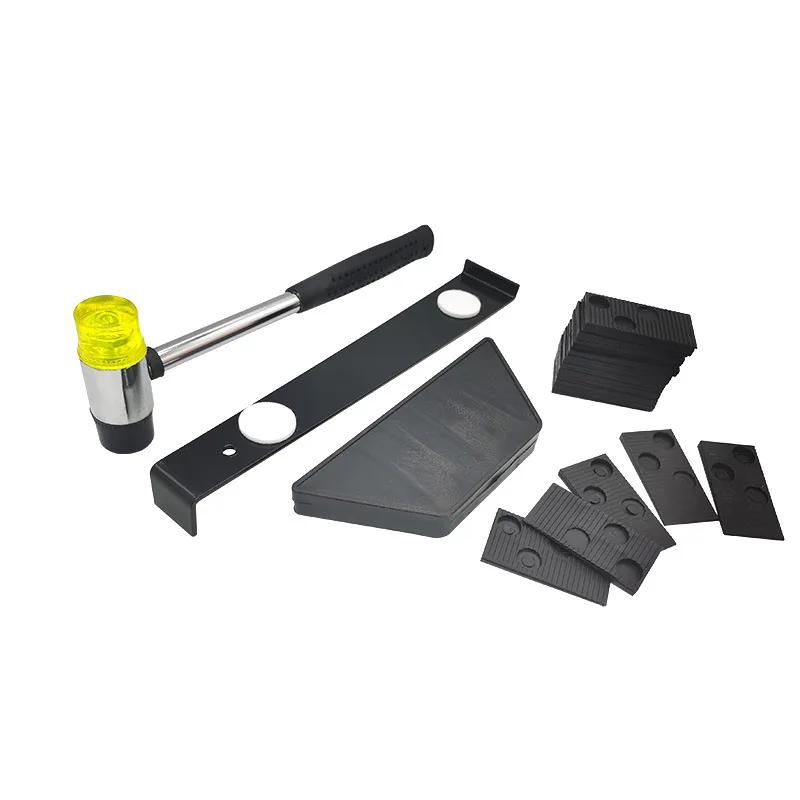 Complete DIY Wood Laminate Flooring Installation Kit with 20pcs Spacers for Easy Floor Fitting