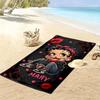 1pc Betty Boop Beach Towel, A Vibrant Beach Towel Suitable for Outdoor Activities, Camping, Hiking