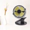 Small Yet Powerful Personal Portable Desk Fan With 3-speed Settings And Usb Rechargeable Battery