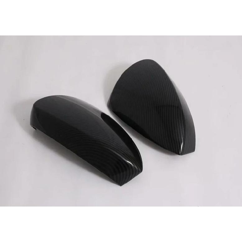 For Toyota VELOZ   2024 2025 Carbon Fiber Style Door Side Mirror Cover Trim Rear View Cap Overlay Molding Garnish