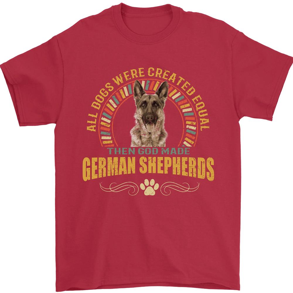 A GerUnisex Shepherd Dog Unisexs TShirt 100 Cotton S