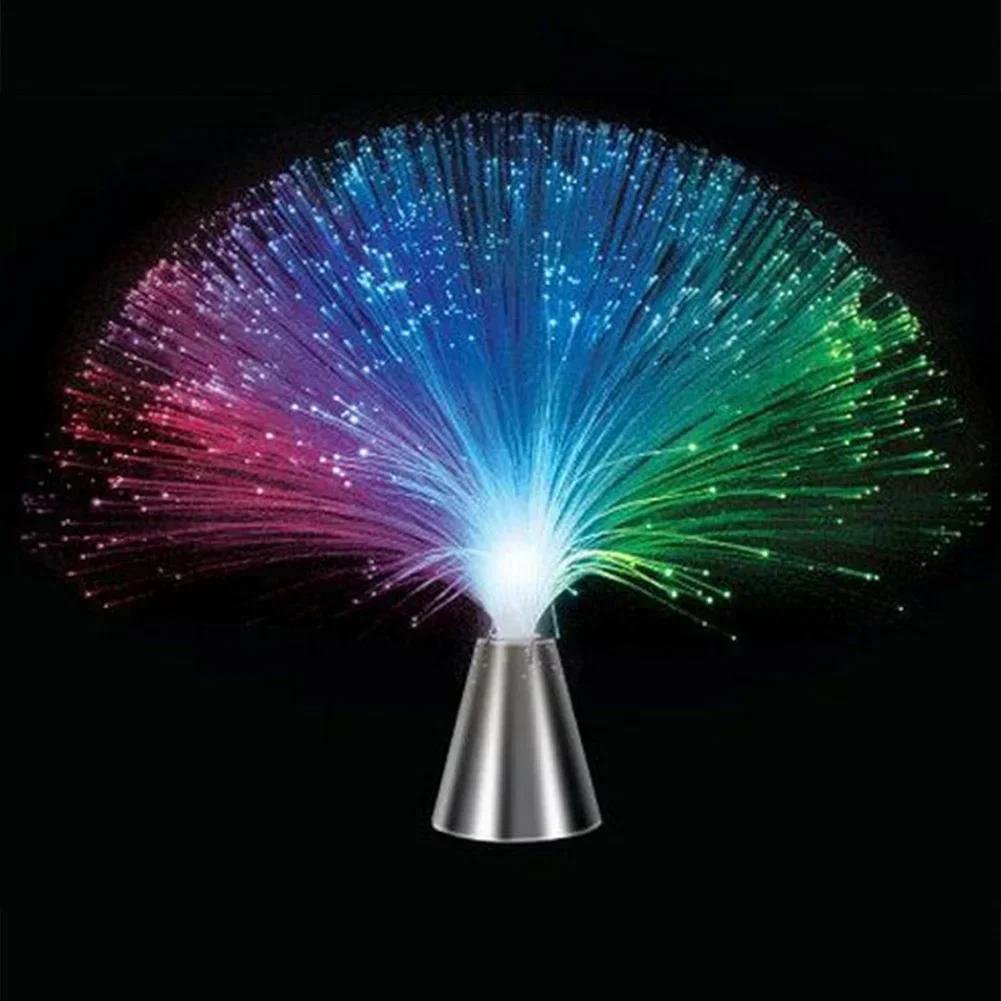 7-color LED Fiber Optic Light Multi-color Starry Atmosphere Light Holiday Wedding Fiber Optic Night Lighting Decorative Light