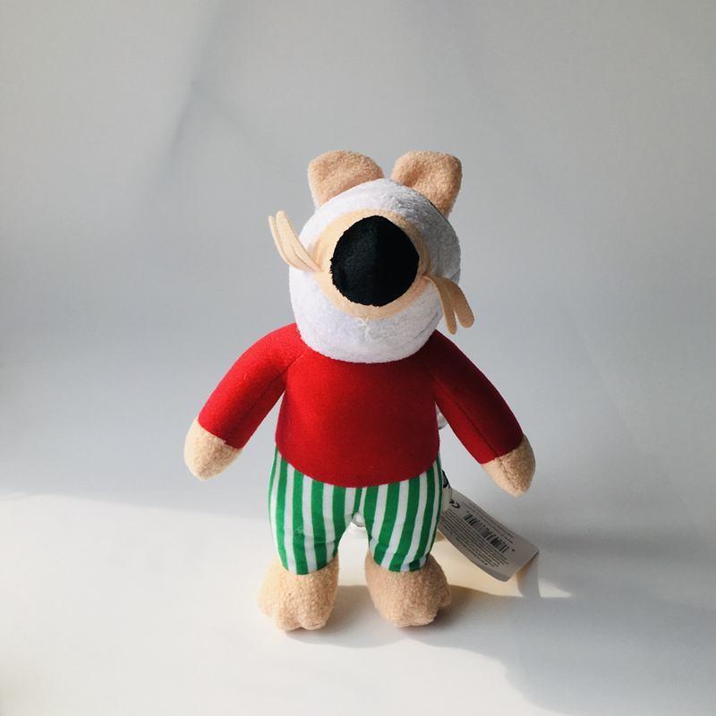 Handgefertigtes Maisy Maus Plüschtier-Set mit entzückendem Krokodil, Elefanten, Eichhörnchen und gelbem Vogel für Kinder und Sammler