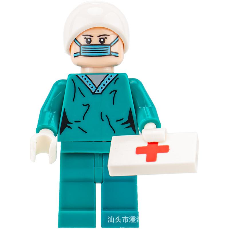 Ninja Warrior Superhero Military Doll Building Block Toy