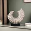 Modern High-end Light Luxury Entrance TV Cabinet Resin Conch Sculpture Study Desktop Conch Ornaments Art Crafts Home Decoration