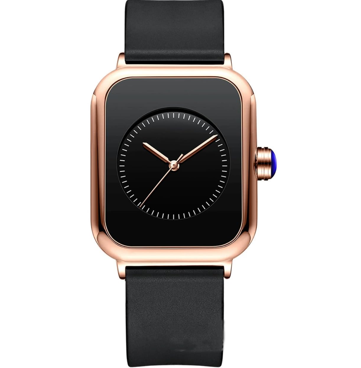 

Women s Waterproof Watch with Luminous Silicone Band, Japanese Quartz Movement, Easy to Read, Popular, Stylish, Black Silicone, Makes a Great Gift