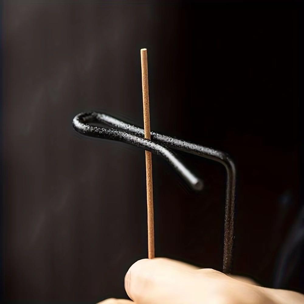 Incense Burner Mosquito Incense Plate Holder Upside Down Desktop Decor Incense Stick Holder Wooden Anti-Ash Design