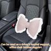 Car Headrest Neck Pillow Simples Lace Edge Comfortable Pillow For Interior In Summer Breathable Car Seat Waist Cushion