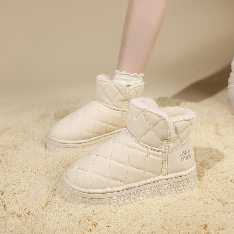 Autumn and Winter Plush Casual Thick Soled Snow Boots for Women