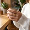 Vintage Elegant Hollow Carved Floral Ring for Women Bohemian Gold Plated Flower Finger Ring Party Banquet Luxury Jewelry Gift