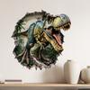 Simulated 3D Wall Breaking Dinosaur Wall Stickers, Living Room, Children's Room, Home Decoration Stickers