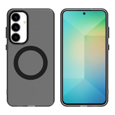 For Samsung Galaxy S25 FE 5G Case For Magsafe Translucent Matte Magnetic Case For Galaxy S25FE Wireless Charging Candy Cover