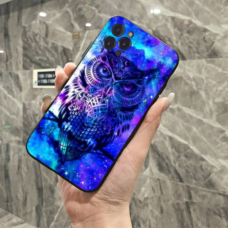 YNDFCNB Animal Owl Phone Case For iPhone 8 7 6 6S Plus X SE 2020 XR XS 14 11 12 13 Mini Pro Max Mobile Case