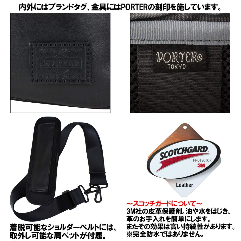 Porter TIME BLACK 2WAY Briefcase [PORTER] 146-05137 Black/10