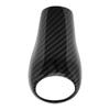 Car Gear Shift Knob Cover Interior Trim For Mercedes-Benz W204 C Class ABS Carbon Fiber Grain Car Lever Gear Shift Knob Collar