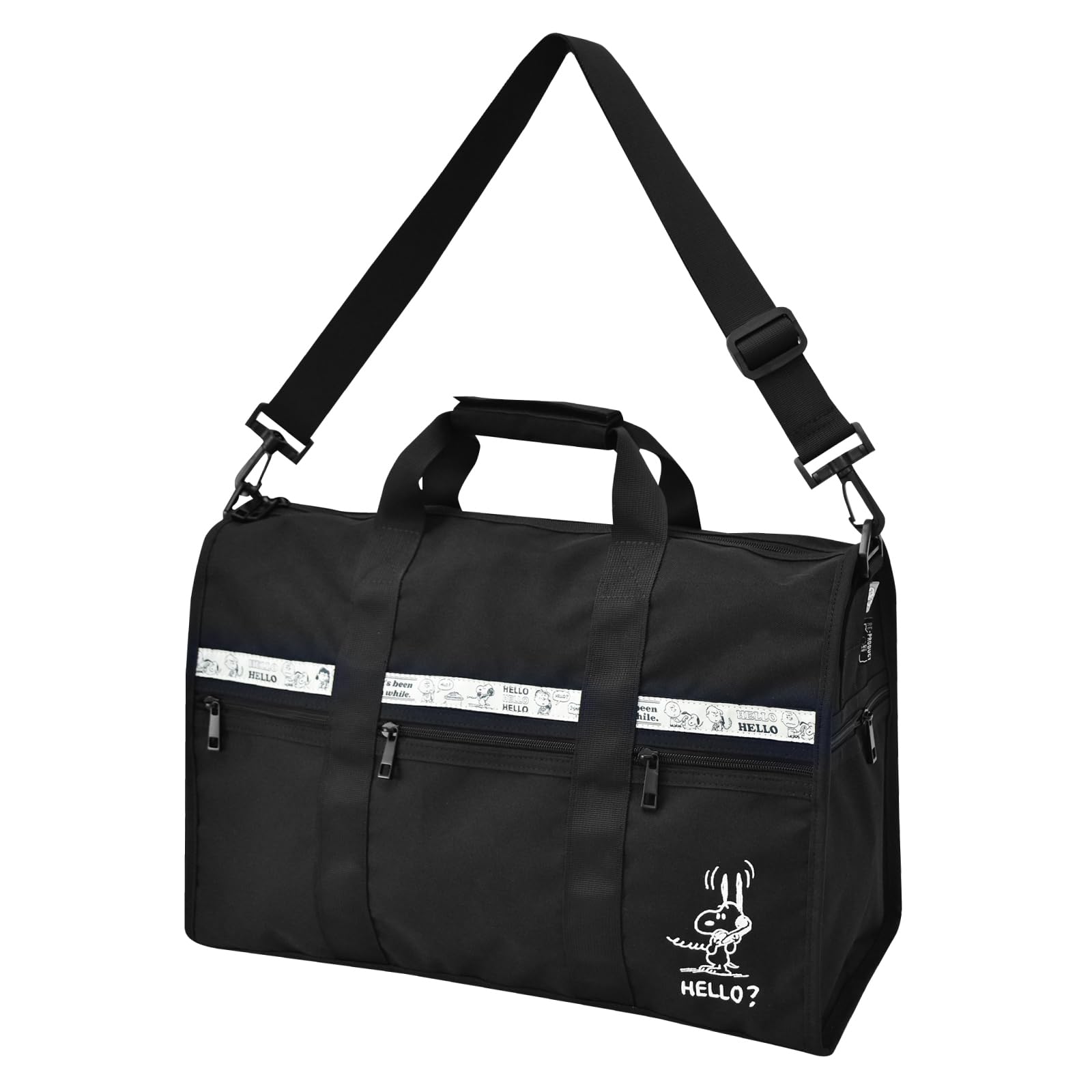 

Snoopy Travel Boston Bag (Black) SPZ-4086