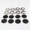 4 Ensembles Pointes d'Isolation pour Enceintes HiFi en Acier Inoxydable Pieds de Support Audio Absorbeurs de Chocs Amortisseurs Anti-Vibrations Base pour Équipement Audio