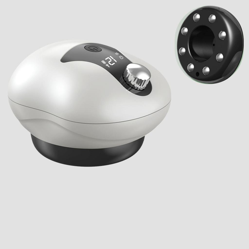 Smart Home Rechargeable Vacuum Cupping and Scraping Instrument Red Light Cupping and Suction Knob Adjustment Pressure Relief Electric Cupping Device