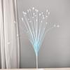 1PC Decorazione Poliestere Erba Pavone Simulata Scenografia Fotografica Composizione Floreale Vivace 80CM