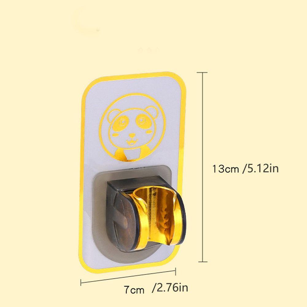 Wall Mounted Shower Bracket Self-adhesive Showerhead Stand Cartoon Shower Head Base  Home