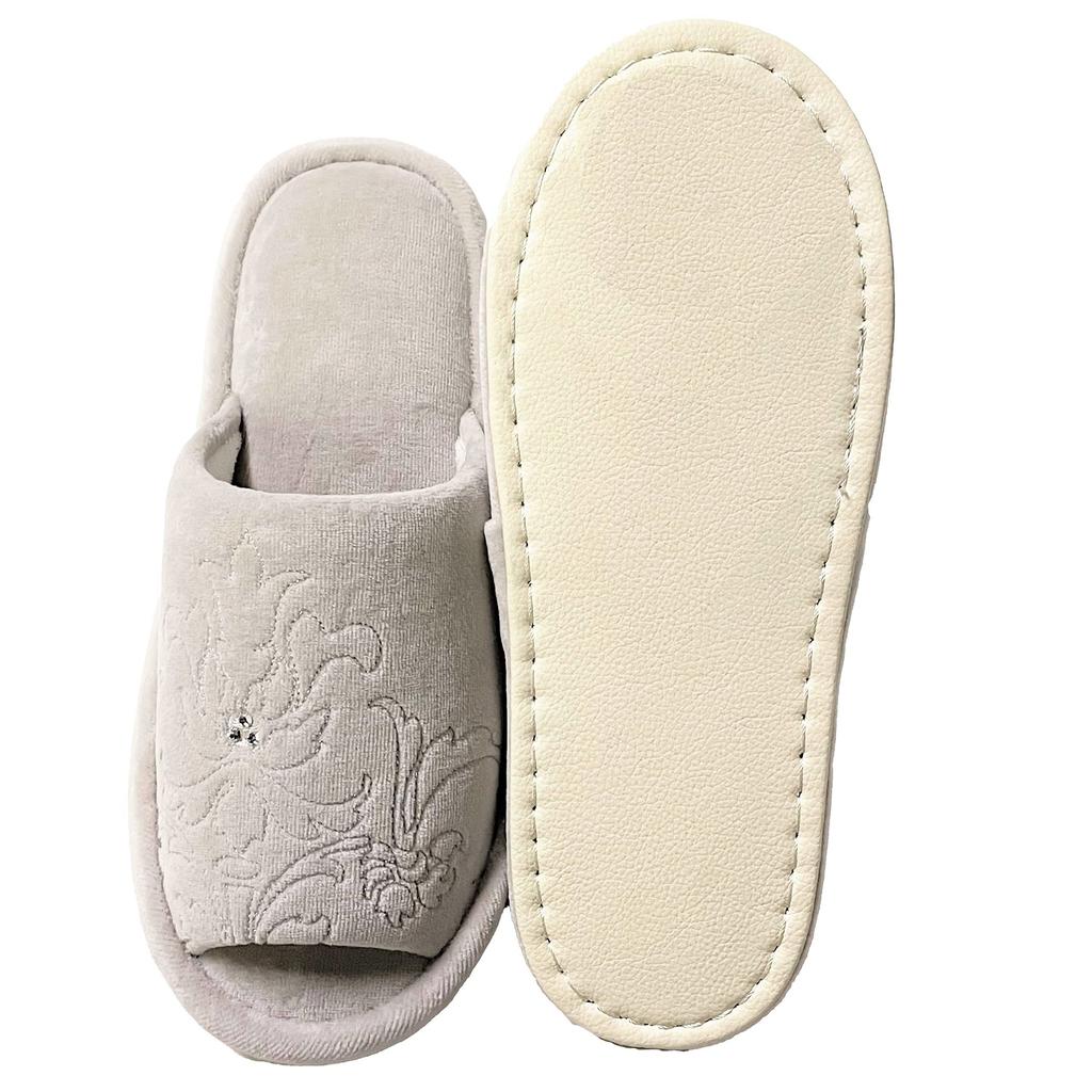 Senko NYNAS Grand One Size Fits All Slippers, Greige,