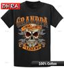 GRANDPA THE LEGEND Cotton Printed Tee Shirt Regular and Big and Tall Sizes Retro Fresh Cute Graphic Male Tshirts Chic Cute Bold