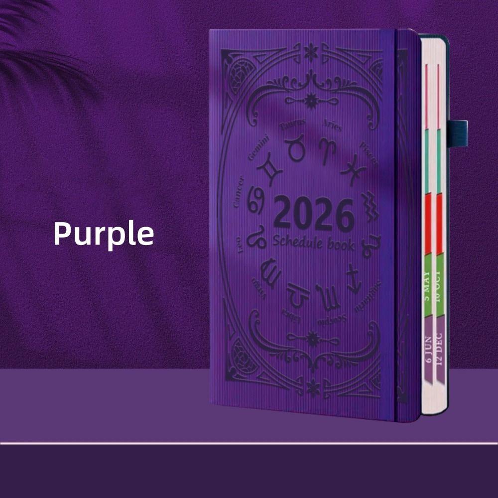 English A5 Agenda Planning Notebook 12 Months Office Work Planner  Office Supplies