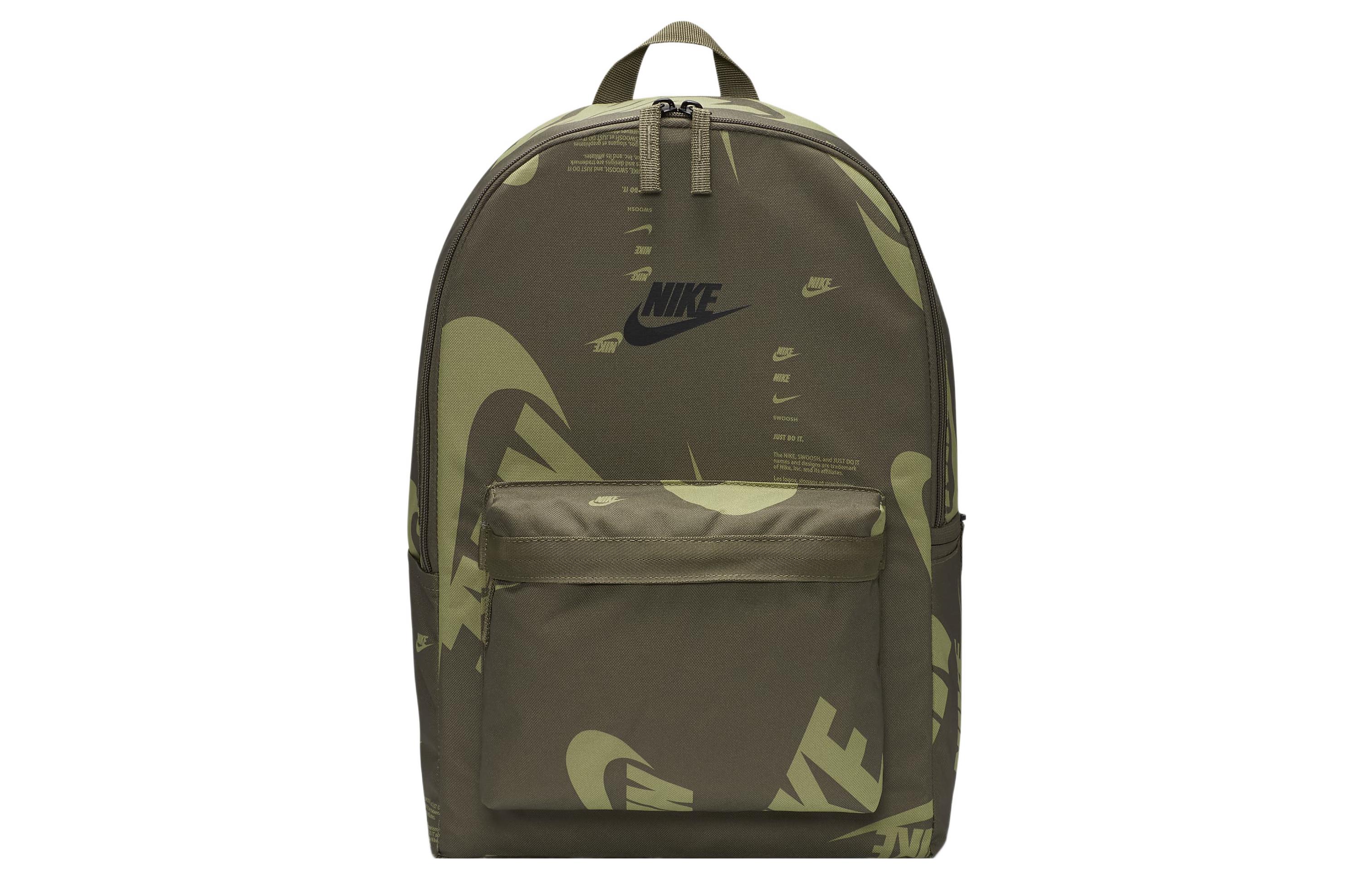 Тканевый рюкзак Nike Heritage Regular Унисекс Оливково-зеленый DQ5956-222