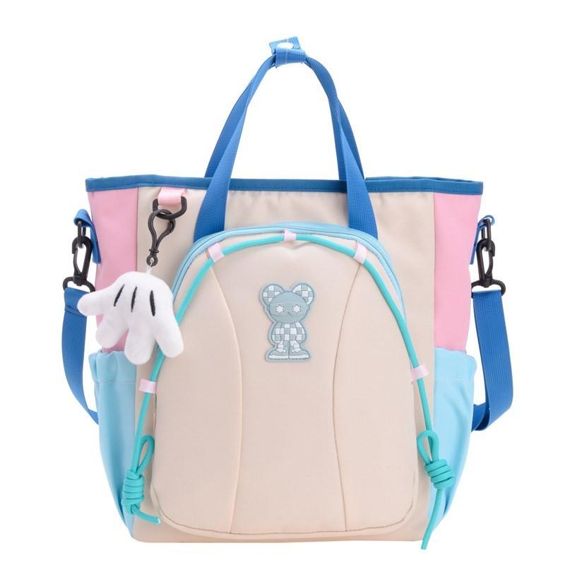 Cute And Colorful Three-in-one Backpack Ideal For School Kids Lightweight Durable Nylon