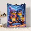 1Pc Winter Minions Friendship Blanket Soft And Comfortable Casual Warm Camping Travel Christmas Halloween Gift M91752