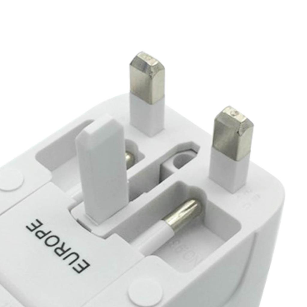 World Travel Power Plug Adapter Portable Multifunctional 4 In 1    Travel Adapter Converter
