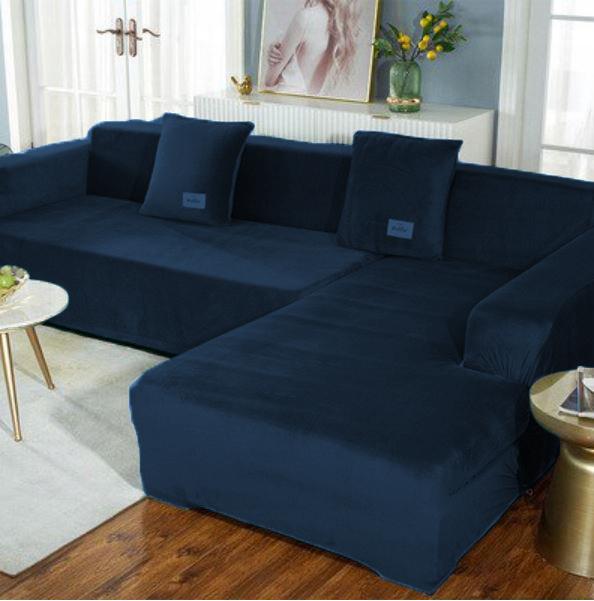 Couch Cover 1-Seater Sofa, Sofa Bed, Navy Blue