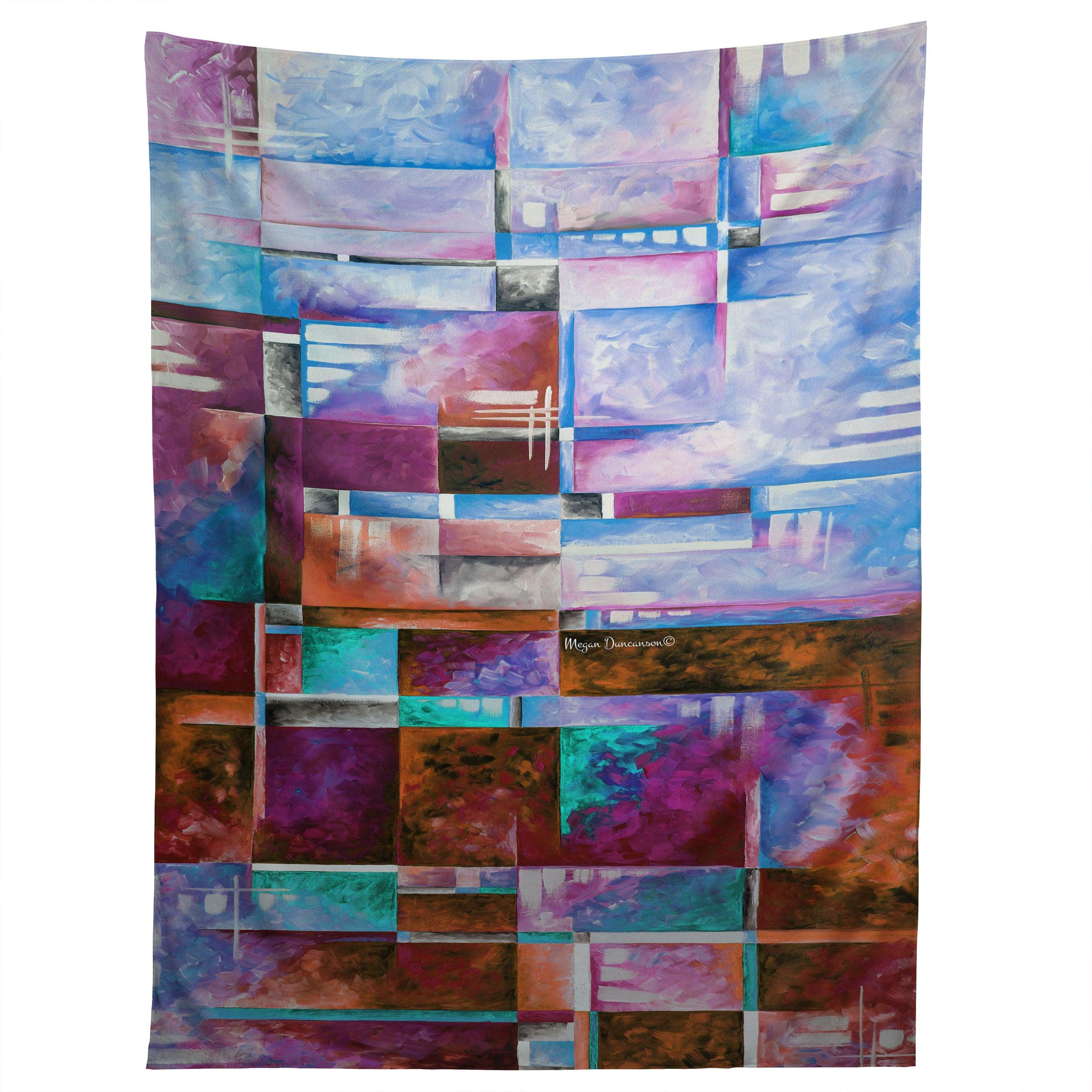 A CHECKERED LIFE II tapestry 75x100 чёрный