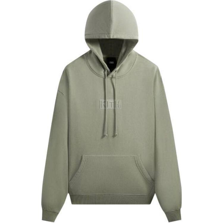Kith Cyber Monday Hoodie Tranquility Men Tops Green KHM030873-341