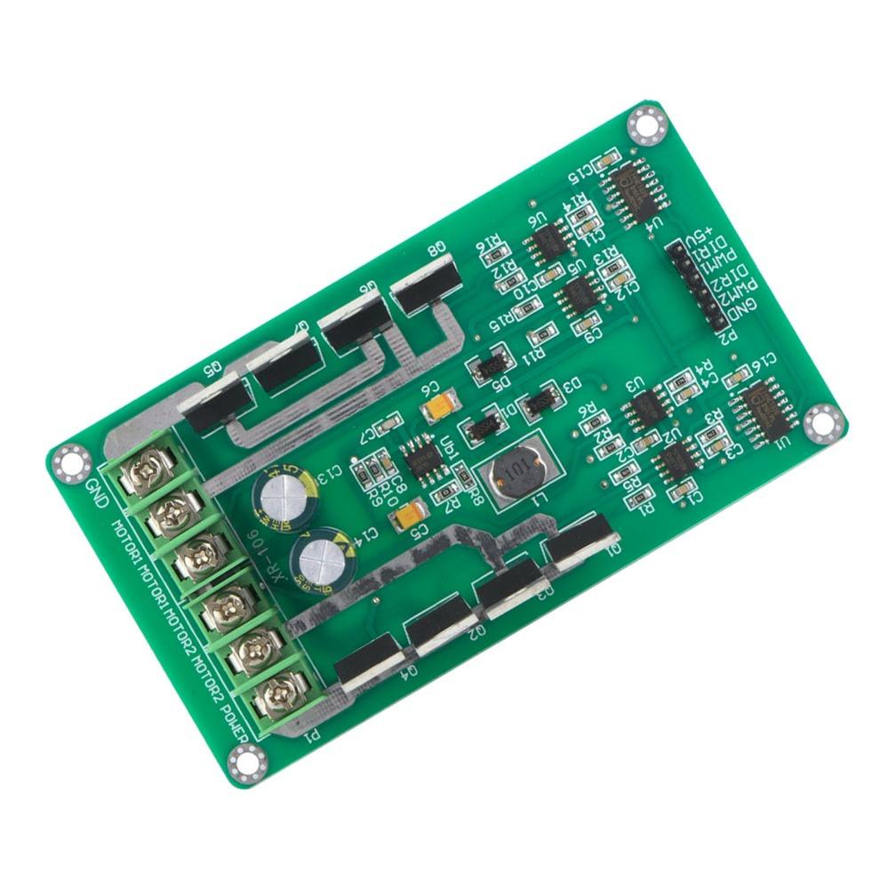 3-36V Dual-Motor-Treiber-Modulplatine 10A Spitzenstrom 30A H-Brücke DC DIY Elektronik