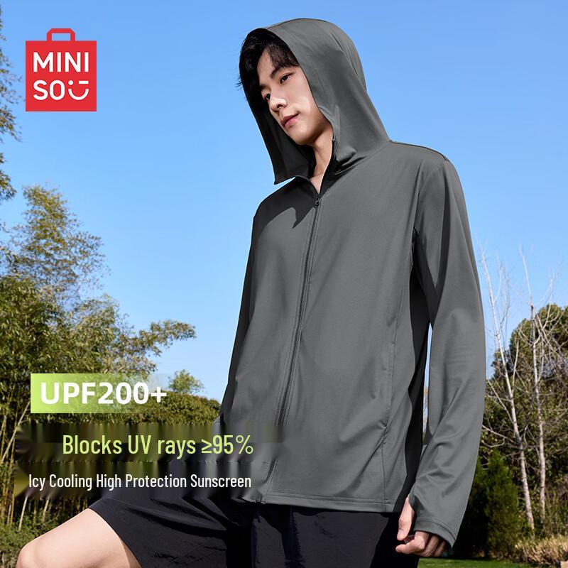 MINISO Men's Cooling Hooded UV Protection Jacket