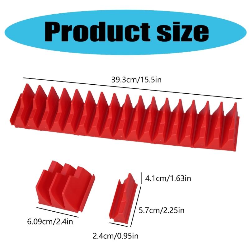 Space Saving Wrench Holder Storage Rack Tray, Large Capacity Tool Organizers Suitable for Mechanics & DIYer Enthusiasts