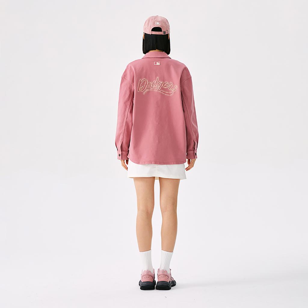 New MLB College Style Series 25FW Shirt Unisex Standard Coral 3ADRV0154-07COS