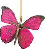 Enchanting Acrylic Vintage Butterfly Car Pendant Decorative Piece For Festive Occasions
